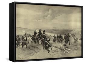 Battle of St Cloud, 1814-Henri-Louis Dupray-Framed Stretched Canvas