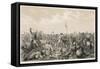 Battle of Stamford Bridge Harald Godwinson-P.n. Arbo-Framed Stretched Canvas