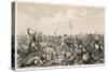 Battle of Stamford Bridge Harald Godwinson-P.n. Arbo-Stretched Canvas