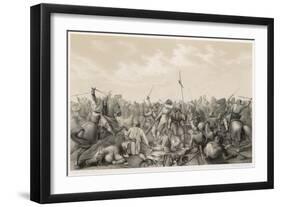 Battle of Stamford Bridge Harald Godwinson-P.n. Arbo-Framed Art Print