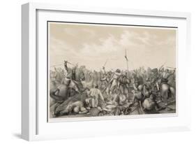 Battle of Stamford Bridge Harald Godwinson-P.n. Arbo-Framed Art Print