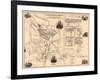 Battle of Stones River - Civil War Panoramic Map-Lantern Press-Framed Art Print