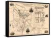 Battle of Stones River - Civil War Panoramic Map-Lantern Press-Framed Stretched Canvas