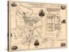 Battle of Stones River - Civil War Panoramic Map-Lantern Press-Stretched Canvas