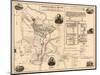 Battle of Stones River - Civil War Panoramic Map-Lantern Press-Mounted Art Print