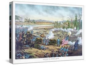 Battle of Stones River, Pub. Kurz and Allison, 1891-null-Stretched Canvas