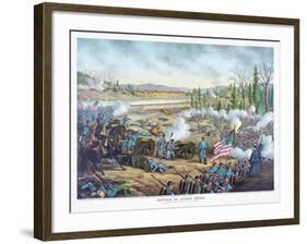 Battle of Stones River, Pub. Kurz and Allison, 1891-null-Framed Giclee Print