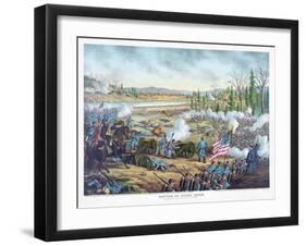 Battle of Stones River, Pub. Kurz and Allison, 1891-null-Framed Giclee Print