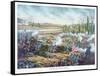 Battle of Stones River, Pub. Kurz and Allison, 1891-null-Framed Stretched Canvas