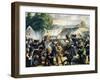 Battle of Taborbrucke at Leopoldstadt, October 6, 1848, During Revolution of 1848-Bonaventura Emler-Framed Giclee Print