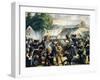 Battle of Taborbrucke at Leopoldstadt, October 6, 1848, During Revolution of 1848-Bonaventura Emler-Framed Giclee Print