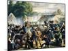 Battle of Taborbrucke at Leopoldstadt, October 6, 1848, During Revolution of 1848-Bonaventura Emler-Mounted Giclee Print