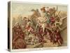 Battle of Taillebourg, France, 1242-Eugene Delacroix-Stretched Canvas