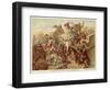 Battle of Taillebourg, France, 1242-Eugene Delacroix-Framed Giclee Print