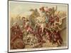 Battle of Taillebourg, France, 1242-Eugene Delacroix-Mounted Giclee Print