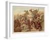 Battle of Taillebourg, France, 1242-Eugene Delacroix-Framed Giclee Print