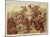 Battle of Taillebourg, France, 1242-Eugene Delacroix-Mounted Giclee Print