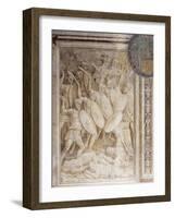 Battle of Tapae, Scene from Cycle on Trajan's Column, 1511-1513-Baldassare Peruzzi-Framed Giclee Print