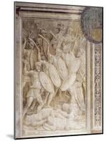 Battle of Tapae, Scene from Cycle on Trajan's Column, 1511-1513-Baldassare Peruzzi-Mounted Giclee Print