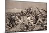 Battle of Tarapaca, Between Peruvian and Chilian Troops, November 27, 1879-null-Mounted Giclee Print