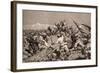 Battle of Tarapaca, Between Peruvian and Chilian Troops, November 27, 1879-null-Framed Giclee Print