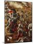 Battle of Tarapaca, Between Peruvian and Chilian Troops on November 27, 1879-null-Mounted Giclee Print