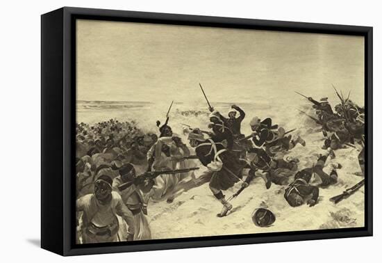 Battle of Tel El-Kebir, 1882-Henri-Louis Dupray-Framed Stretched Canvas