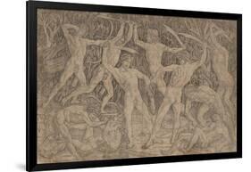 Battle of Ten Naked Men, 1465-Antonio Pollaiuolo-Framed Giclee Print