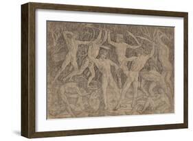 Battle of Ten Naked Men, 1465-Antonio Pollaiuolo-Framed Giclee Print