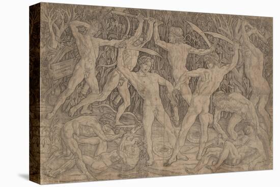 Battle of Ten Naked Men, 1465-Antonio Pollaiuolo-Stretched Canvas