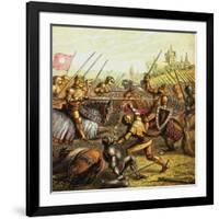 Battle of Tewkesbury, 1471-null-Framed Giclee Print