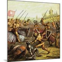Battle of Tewkesbury, 1471-null-Mounted Giclee Print
