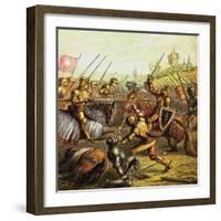 Battle of Tewkesbury, 1471-null-Framed Giclee Print