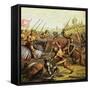 Battle of Tewkesbury, 1471-null-Framed Stretched Canvas