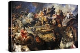 Battle of the Amazons, 1616-1618-Peter Paul Rubens-Stretched Canvas