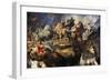 Battle of the Amazons, 1616-1618-Peter Paul Rubens-Framed Giclee Print