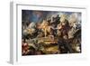 Battle of the Amazons, 1616-1618-Peter Paul Rubens-Framed Giclee Print