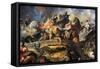 Battle of the Amazons, 1616-1618-Peter Paul Rubens-Framed Stretched Canvas