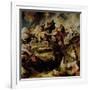 Battle of the Amazons and Greeks-Peter Paul Rubens-Framed Giclee Print