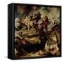 Battle of the Amazons and Greeks-Peter Paul Rubens-Framed Stretched Canvas