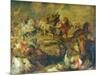 Battle of The Amazons-Peter Paul Rubens-Mounted Giclee Print