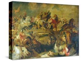 Battle of The Amazons-Peter Paul Rubens-Stretched Canvas