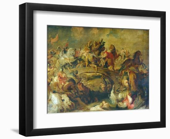 Battle of The Amazons-Peter Paul Rubens-Framed Giclee Print