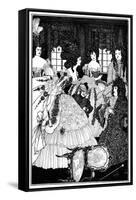 Battle of the Beaux and Belles, Aubrey Beardsley-Aubrey Beardsley-Framed Stretched Canvas