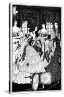 Battle of the Beaux and Belles, Aubrey Beardsley-Aubrey Beardsley-Stretched Canvas