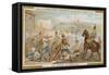 Battle of the Bridge of Arcole, Italy, 1796-null-Framed Stretched Canvas