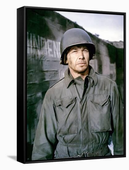 BATTLE OF THE BULGE, 1965 directed by KEN ANNAKIN Charles Bronson (photo)-null-Framed Stretched Canvas