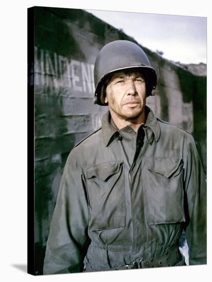 BATTLE OF THE BULGE, 1965 directed by KEN ANNAKIN Charles Bronson (photo)-null-Stretched Canvas
