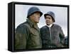 BATTLE OF THE BULGE, 1965 directed by KEN ANNAKIN Henry Fonda and Robert Ryan (photo)-null-Framed Stretched Canvas