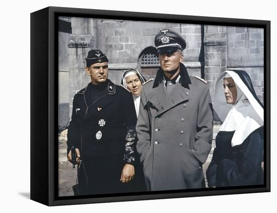 BATTLE OF THE BULGE, 1965 directed by KEN ANNAKIN Robert Shaw (photo)-null-Framed Stretched Canvas